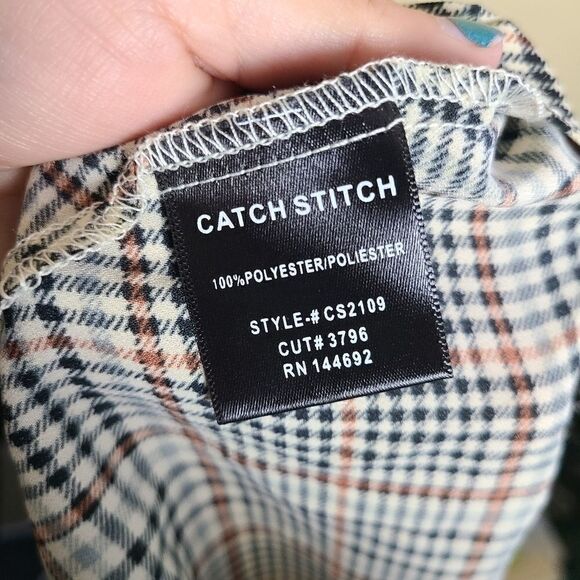 NWT Catch Stitch Plaid Dress - Picture 8 of 8